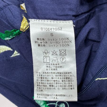 ne Quittez pas パンツ 花柄刺繍 SIZE S レディース 010641GS2 ネイビー