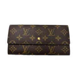 ☆☆ LOUIS VUITTON ルイヴィトン モノグラム ポルトモネクレディ M61723 長財布 ゴールド金具 Bランク