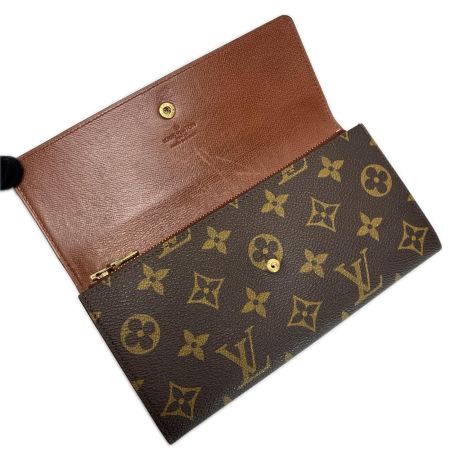  LOUIS VUITTON ルイヴィトン モノグラム ポルトモネクレディ M61723 長財布 ゴールド金具