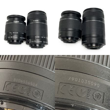  CANON キャノン EOS KISS X5 Wズームキット デジタル一眼レフ ケース付き
