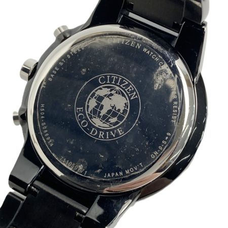  CITIZEN シチズン アクシオム クロノグラフ AT2245-57E ブラック エコドライブ メンズ 腕時計 Axiom