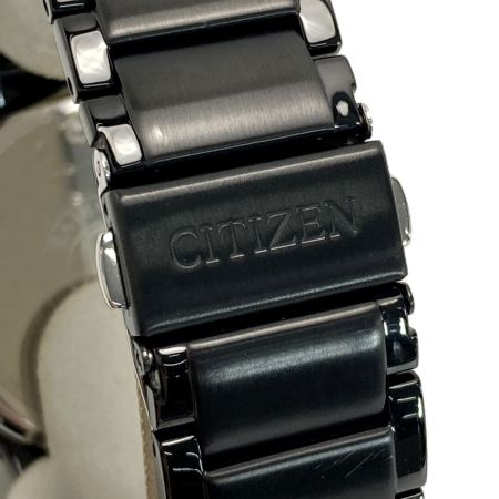  CITIZEN シチズン アクシオム クロノグラフ AT2245-57E ブラック エコドライブ メンズ 腕時計 Axiom