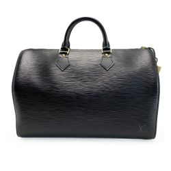 ☆☆ LOUIS VUITTON ルイヴィトン エピ スピーディ35 ボストンバッグ M42992 ノワール パドロック&キーx2 袋付 Bランク