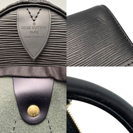  LOUIS VUITTON ルイヴィトン エピ スピーディ35 ボストンバッグ M42992 ノワール パドロック&キーx2 袋付