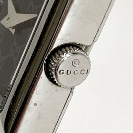  GUCCI グッチ トルナヴォーニ 3Pダイヤ 120 ブラック クォーツ レディース 腕時計