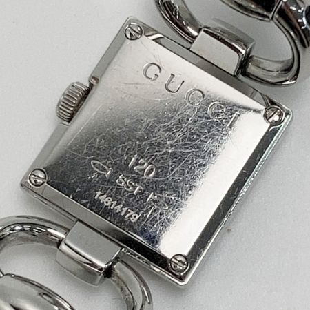  GUCCI グッチ トルナヴォーニ 3Pダイヤ 120 ブラック クォーツ レディース 腕時計