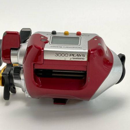  SHIMANO シマノ 08 電動丸 PLAYS 3000 002314 電動リール コード・箱付 ギア異音/コードダメージ有