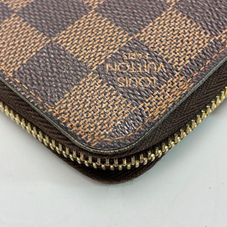 LOUIS VUITTON ルイヴィトン ダミエ ジッピーウォレット ラウンドファスナー N41661 エベヌ 長財布