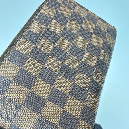 LOUIS VUITTON ルイヴィトン ダミエ ジッピーウォレット ラウンドファスナー N41661 エベヌ 長財布