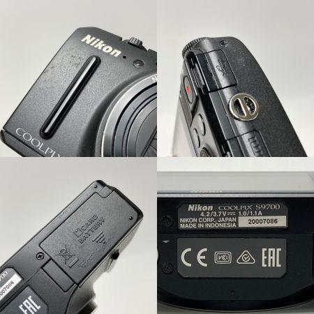  Nikon ニコン コンパクトデジタルカメラ COOLPIX S9700 ブラック