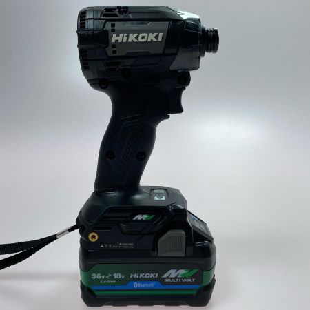  HiKOKI ハイコーキ コードレスインパクトドライバ 36V WH36DD ブラック 未使用品