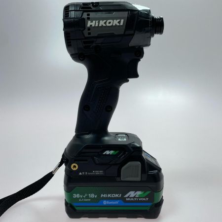  HiKOKI ハイコーキ コードレスインパクトドライバ 36V WH36DD ブラック 未使用品