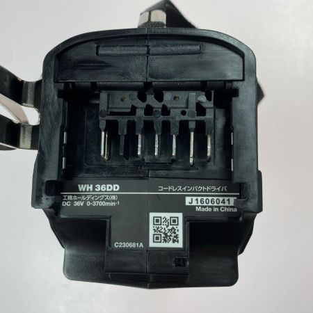  HiKOKI ハイコーキ コードレスインパクトドライバ 36V WH36DD ブラック 未使用品