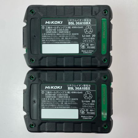  HiKOKI ハイコーキ コードレスインパクトドライバ 36V WH36DD ブラック 未使用品