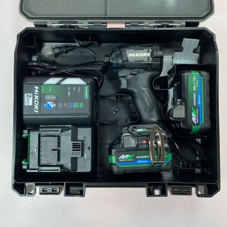  HiKOKI ハイコーキ コードレスインパクトドライバ 36V WH36DD ブラック 未使用品