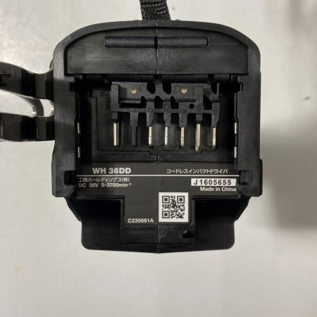  HiKOKI ハイコーキ コードレスインパクトドライバ 36V WH36DD ブラック 未使用品