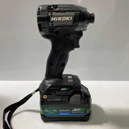  HiKOKI ハイコーキ コードレスインパクトドライバ 36V WH36DD ブラック 未使用品