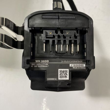  HiKOKI ハイコーキ コードレスインパクトドライバ 36V WH36DD ブラック 未使用品