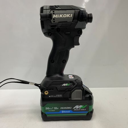  HiKOKI ハイコーキ コードレスインパクトドライバ 36V WH36DD ブラック 未使用品