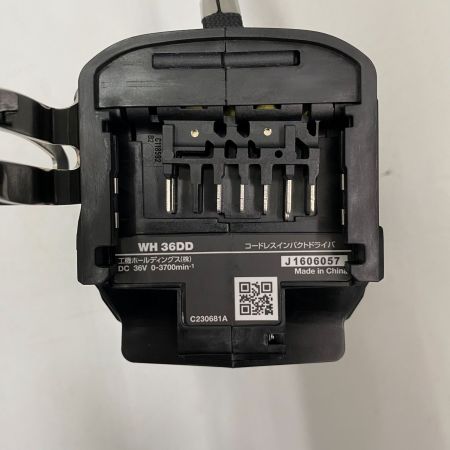  HiKOKI ハイコーキ コードレスインパクトドライバ 36V WH36DD ブラック 未使用品