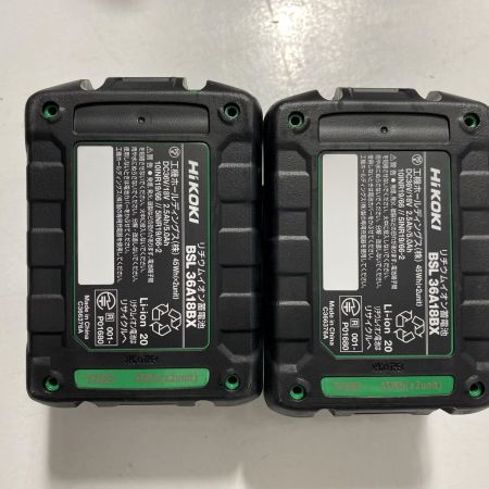  HiKOKI ハイコーキ コードレスインパクトドライバ 36V WH36DD ブラック 未使用品