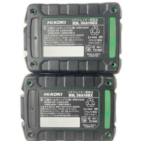  HiKOKI ハイコーキ コードレスインパクトドライバ 36V WH36DD ブラック 未使用品