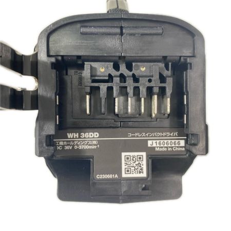  HiKOKI ハイコーキ コードレスインパクトドライバ 36V WH36DD ブラック 未使用品