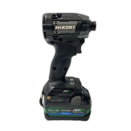  HiKOKI ハイコーキ コードレスインパクトドライバ 36V WH36DD ブラック 未使用品