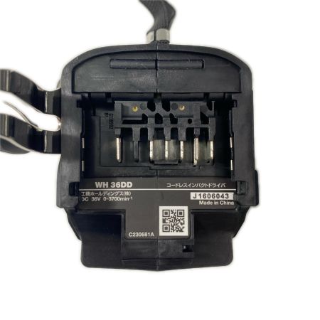  HiKOKI ハイコーキ コードレスインパクトドライバ 36V WH36DD ブラック 未使用品