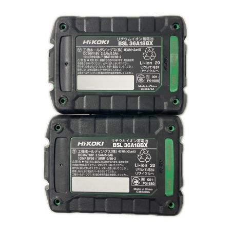  HiKOKI ハイコーキ コードレスインパクトドライバ 36V WH36DD ブラック 未使用品