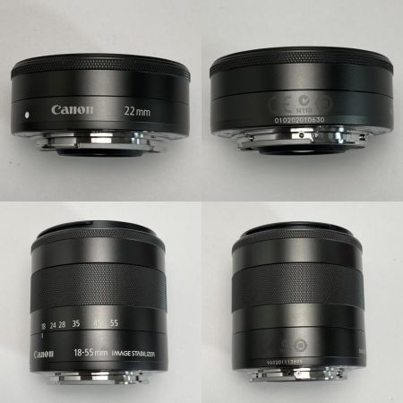  CANON キャノン EOS M ダブルレンズキット ミラーレス一眼 箱付き