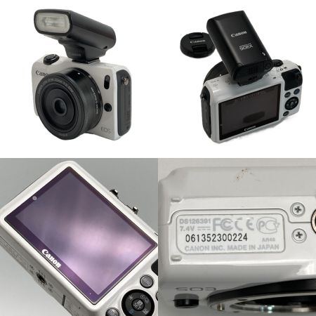  CANON キャノン EOS M ダブルレンズキット ミラーレス一眼 箱付き