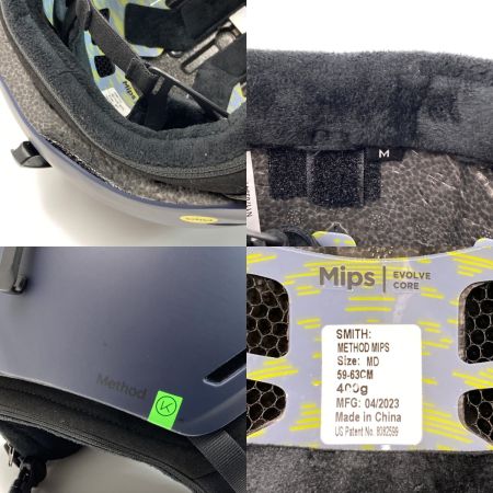  SMITH スミス スキー スノーボード ヘルメット METHOD MIPS Mサイズ 59-63cm 男女兼用 ネイビー