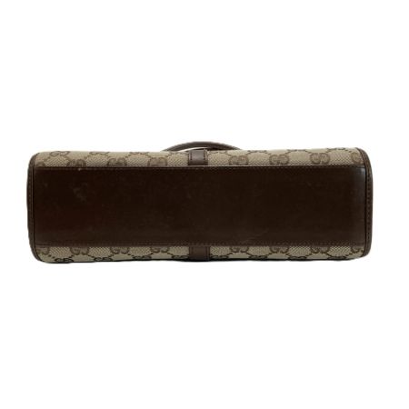  GUCCI グッチ GGキャンバス ジャッキー ハンドバッグ 002.1068 ブラウン キャンバス×レザー