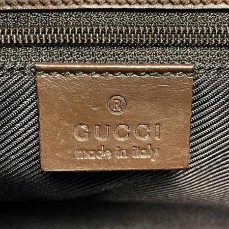  GUCCI グッチ GGキャンバス ジャッキー ハンドバッグ 002.1068 ブラウン キャンバス×レザー