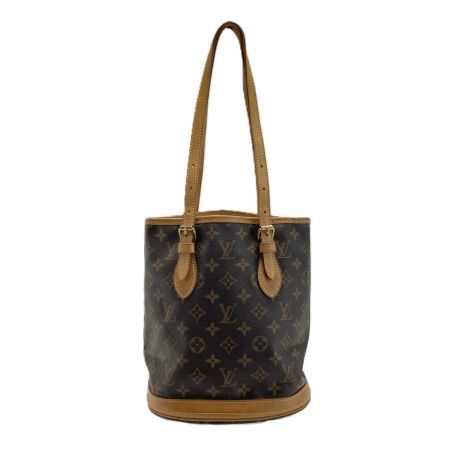  LOUIS VUITTON ルイヴィトン モノグラム バケットPM M42238 トートバッグ ショルダーバッグ
