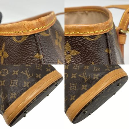  LOUIS VUITTON ルイヴィトン モノグラム バケットPM M42238 トートバッグ ショルダーバッグ