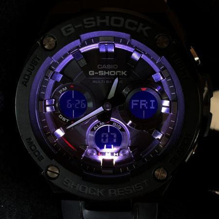  CASIO カシオ G-SHOCK 腕時計 GST-W100G-1BJF 電波ソーラー ラバー メンズ