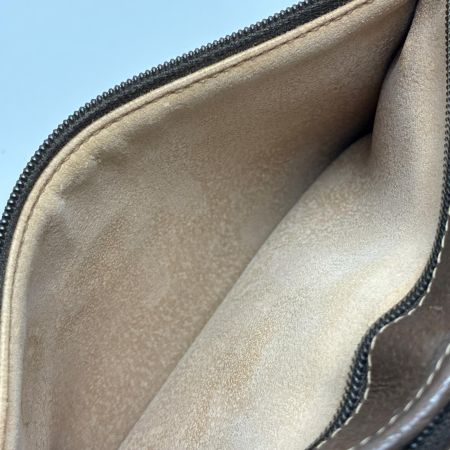 GUCCI グッチ GG クラッチバッグ セカンドバッグ 97.01.037 ブラウン ベージュ PVC×レザー