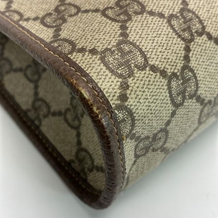 GUCCI グッチ GG クラッチバッグ セカンドバッグ 97.01.037 ブラウン ベージュ PVC×レザー
