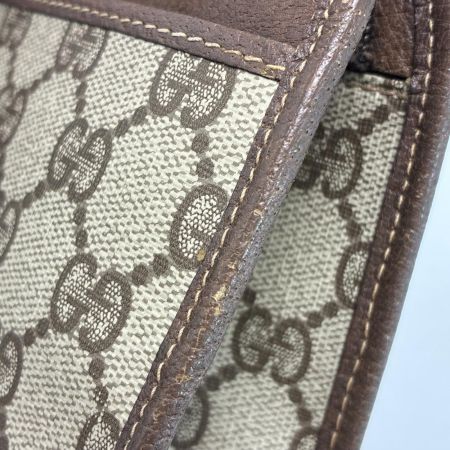 GUCCI グッチ GG クラッチバッグ セカンドバッグ 97.01.037 ブラウン ベージュ PVC×レザー