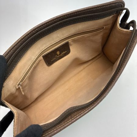 GUCCI グッチ GG クラッチバッグ セカンドバッグ 97.01.037 ブラウン ベージュ PVC×レザー