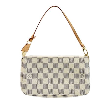  LOUIS VUITTON ルイヴィトン ポシェット  アズール アクセソワール N51986 ダミエ アクセサリーポーチ 布袋有