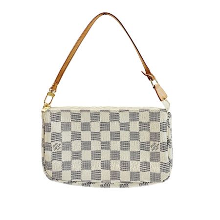  LOUIS VUITTON ルイヴィトン ポシェット  アズール アクセソワール N51986 ダミエ アクセサリーポーチ 布袋有
