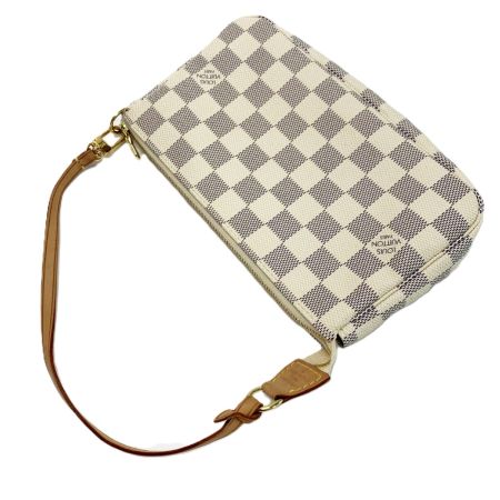  LOUIS VUITTON ルイヴィトン ポシェット  アズール アクセソワール N51986 ダミエ アクセサリーポーチ 布袋有