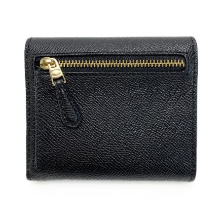  COACH コーチ 財布 ティーローズ 三つ折り  58298 ブラック 財布 レディース