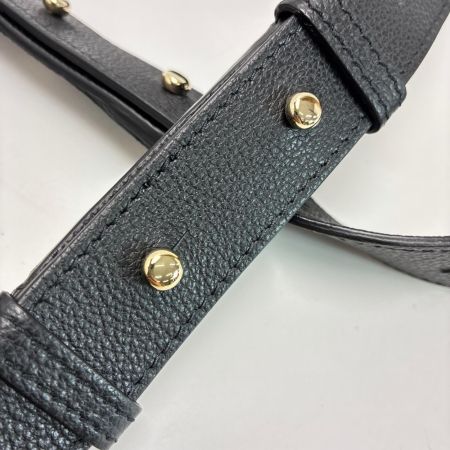 FURLA フルラ ショルダーバッグ レザー ブラック レディース ゴールド金具 保存袋有