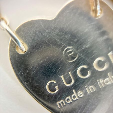 GUCCI グッチ ハートプレート トレードマーク ルバー925 ネックレス  ペンダント SV