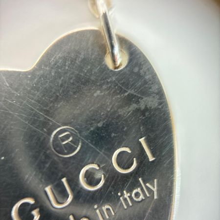 GUCCI グッチ ハートプレート トレードマーク ルバー925 ネックレス  ペンダント SV