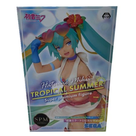   初音ミク スーパープレミアムフィギュア トロピカルサマー フィギュア 未開封
